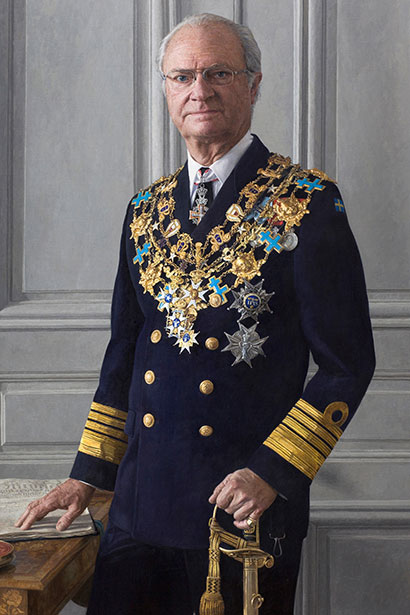 Carl XVI Gustaf kung historia Kungliga slottet